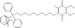 Mitoquinone mesylate estructura