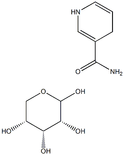 Reduced nicotinamide riboside(NRH) Struktur