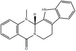 Evodiamine estructura
