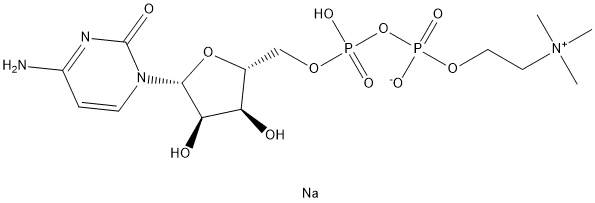 Citicoline sodium Struktur