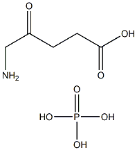 5-Aminolevulinic acid phosphate Struktur