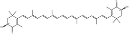 Astaxanthin 结构式