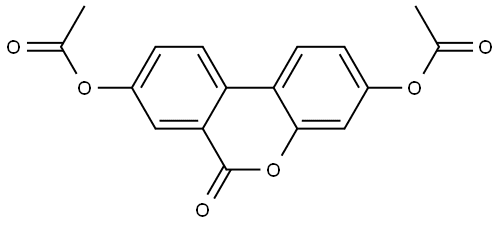 Urolithin A Diacetate Struktur