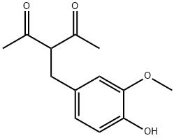 Acetyl zingerone Struktur