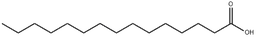 Pentadecanoic acid Struktur