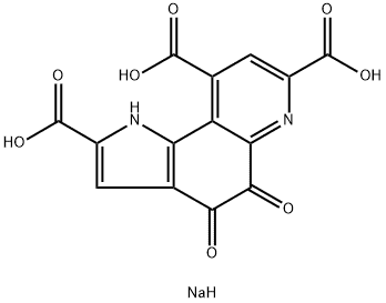 Pyrroloquinoline quinone disodium salt Struktur