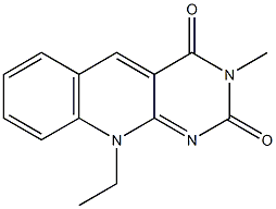 3-Methyl-10-ethyl-Deazaflavin Struktur